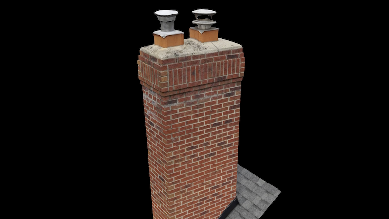 Chimney Inspection 3D Model Screenshot
